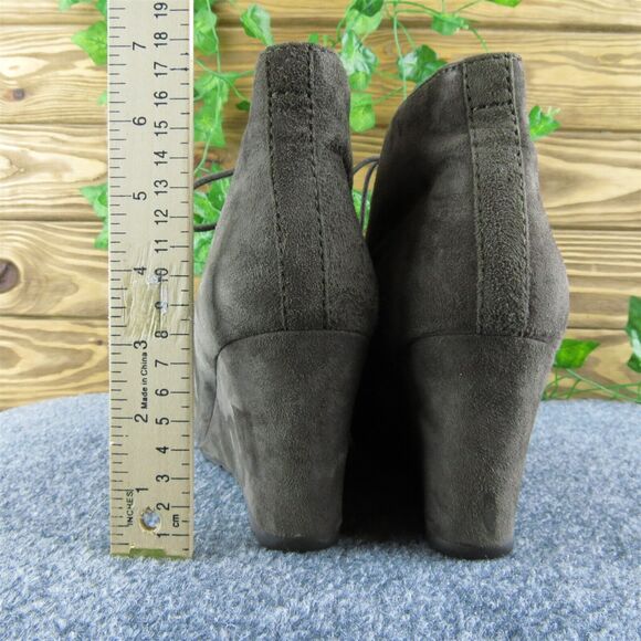 Clarks  Women Ankle Boots Brown Leather Lace Up Size 10 Medium - Picture 5 of 9